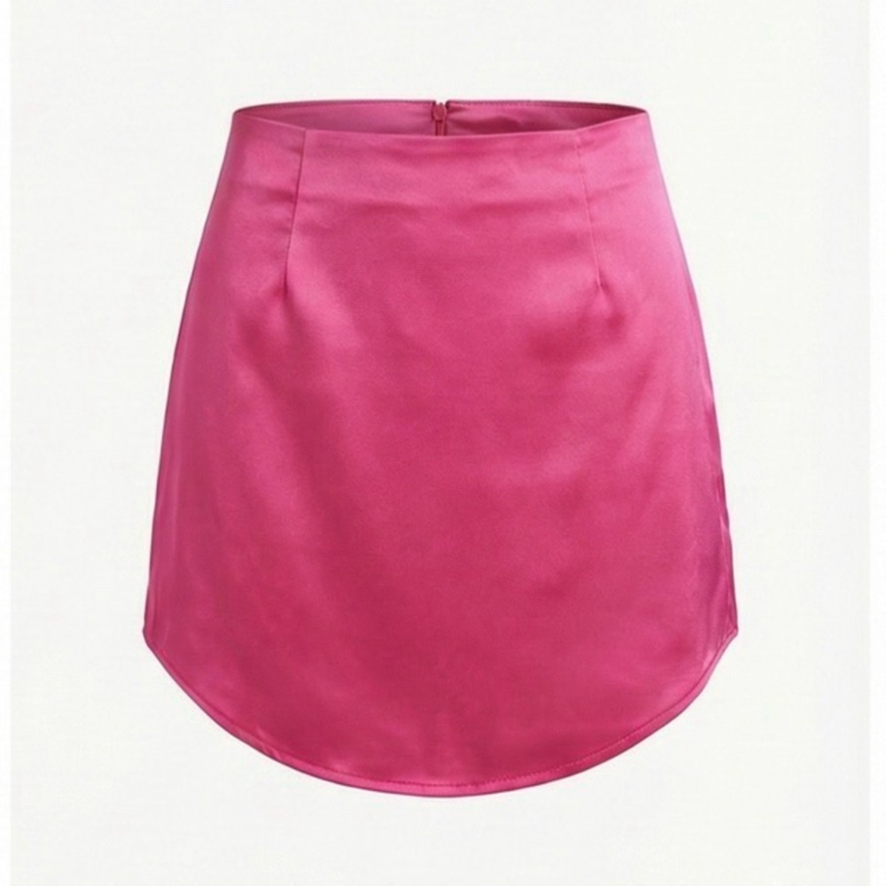 SHEIN Vibrant Pink Mini Skirt
